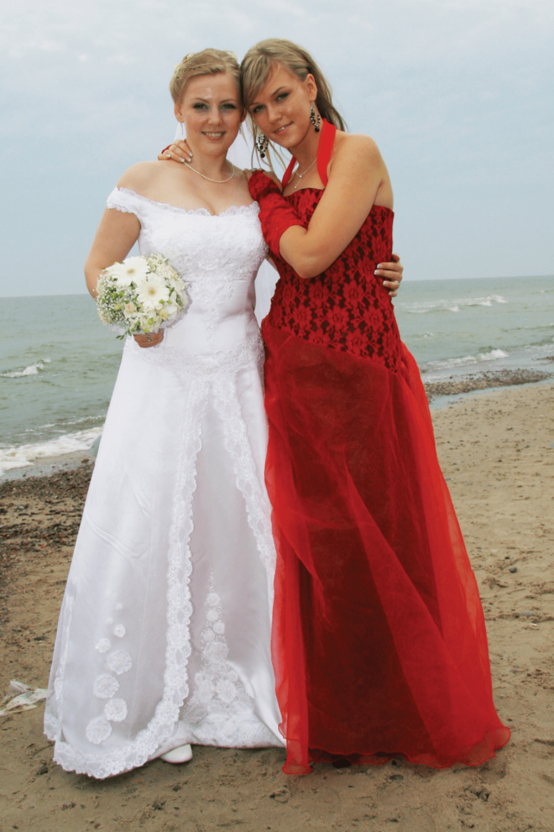 bride with bridesmaid